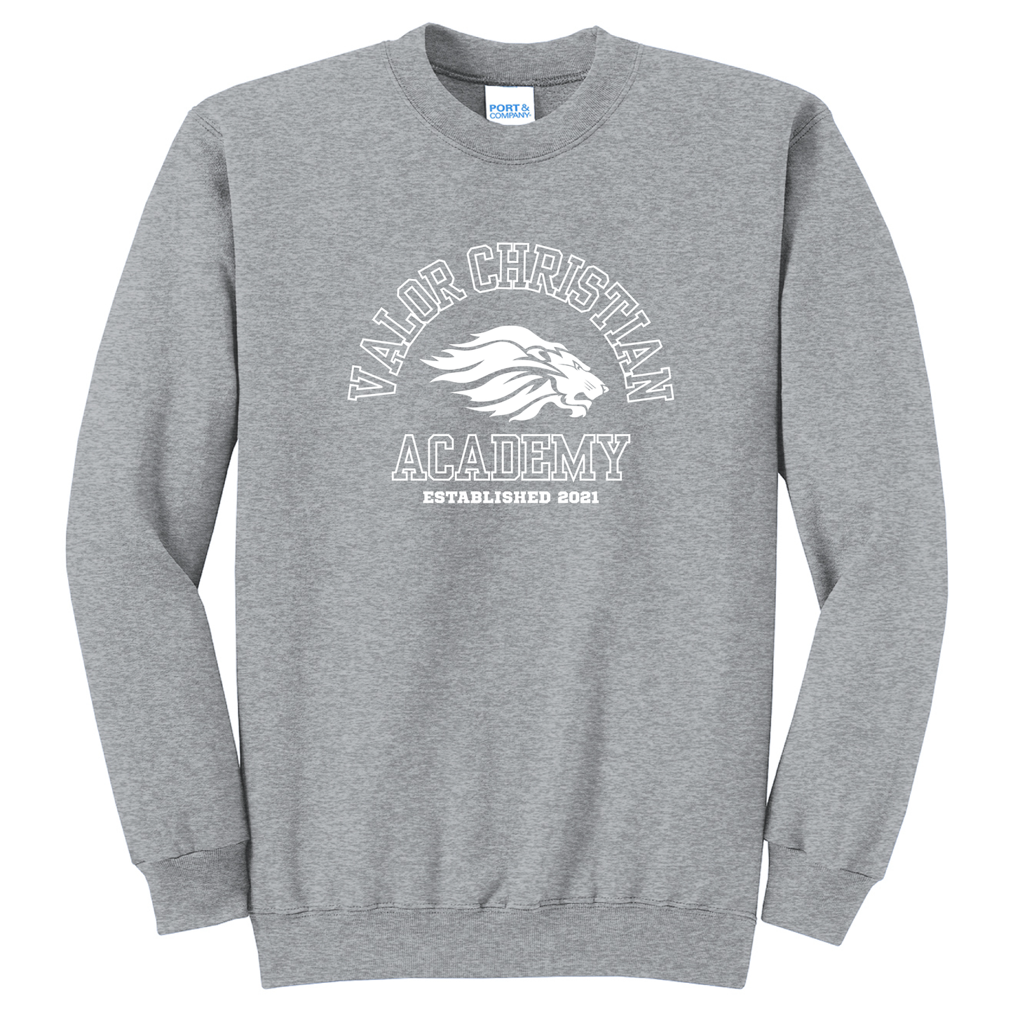 Arched Valor Crewneck Sweatshirt (Gray)