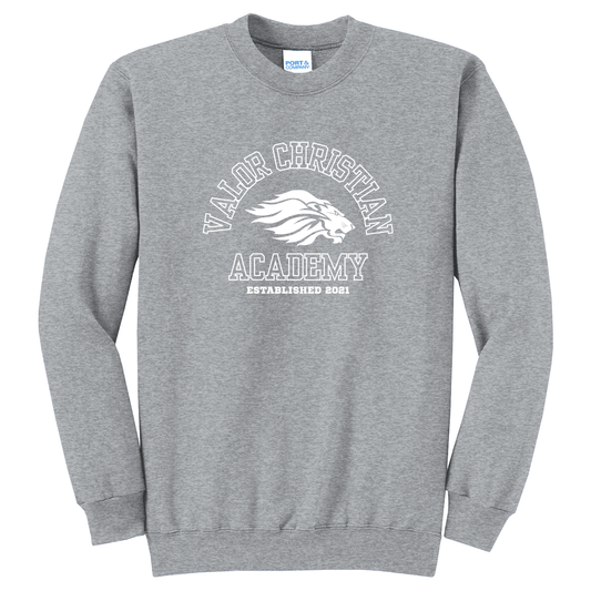 Arched Valor Crewneck Sweatshirt (Gray)