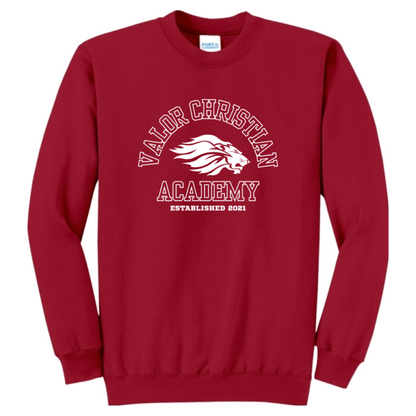 Arched Valor Crewneck Sweatshirt (Red)
