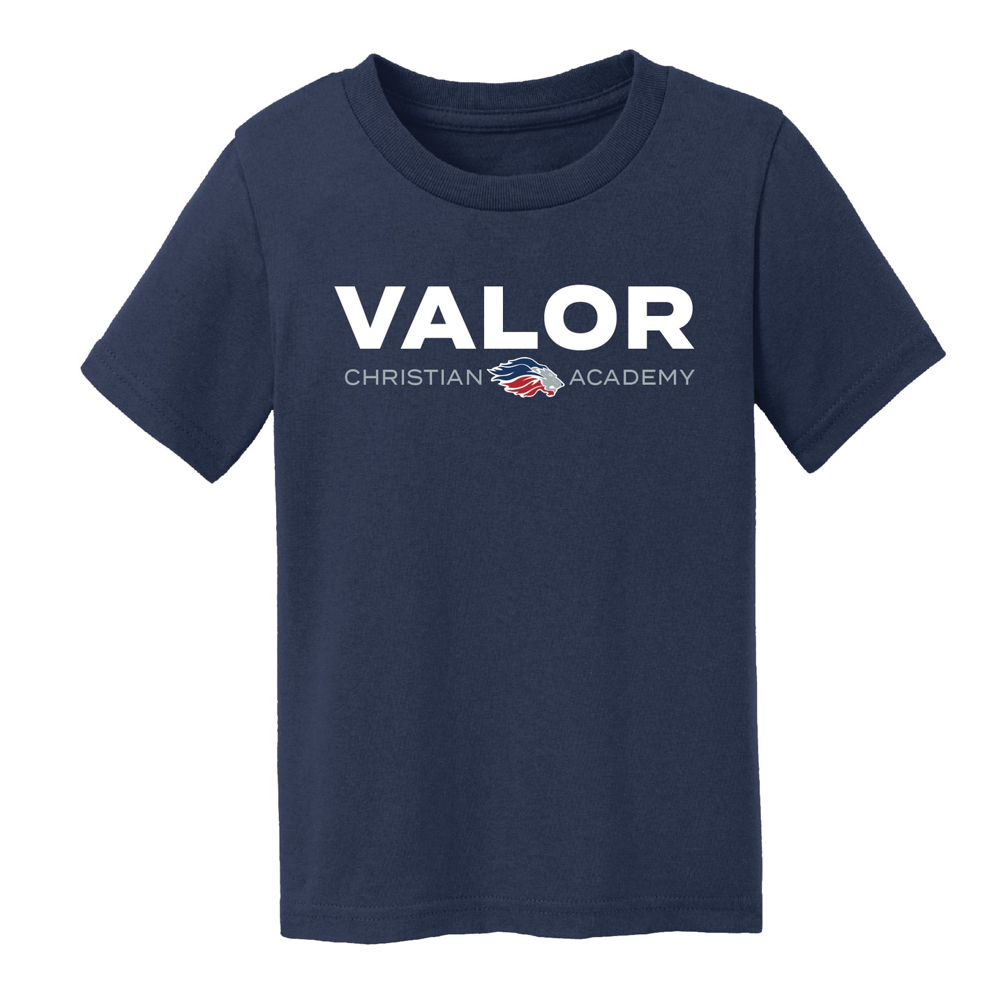 Simple Valor Short Sleeve T-Shirt (Navy/White) - TODDLER