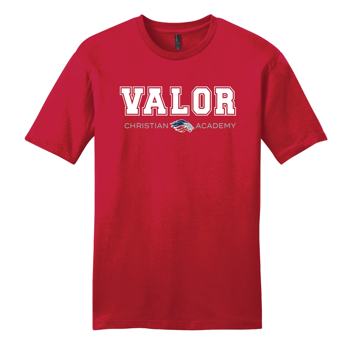 Collegiate Valor Short Sleeve T-Shirt (Red/White)