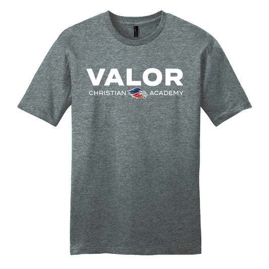 Simple Valor Short Sleeve T-Shirt (Gray/White)