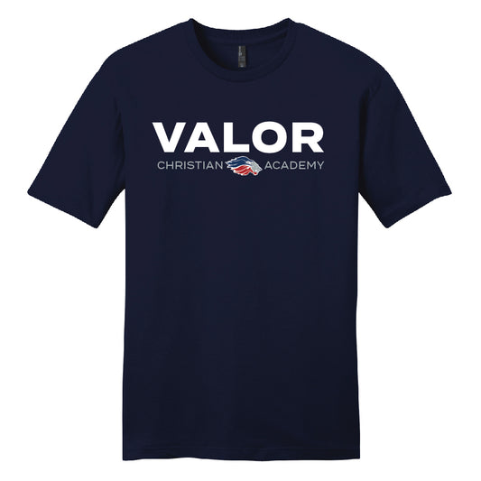Simple Valor Short Sleeve T-Shirt (Navy/White)