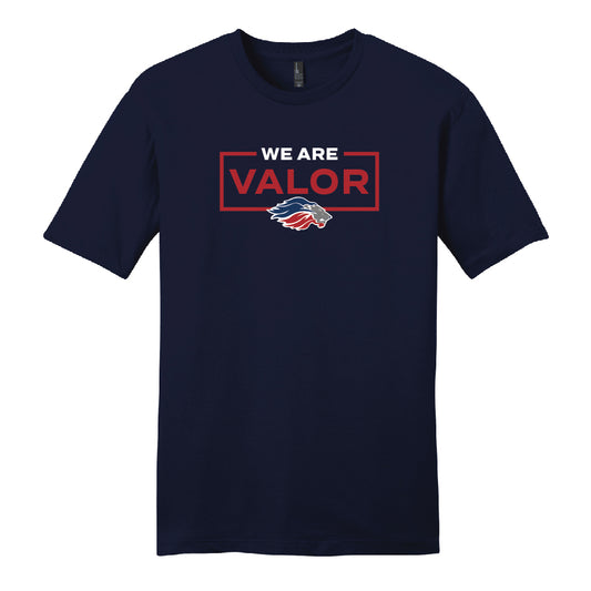 We Are Valor Short Sleeve T-Shirt (Navy)