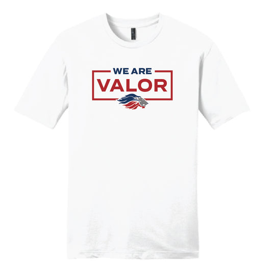 We Are Valor Short Sleeve T-Shirt (White)