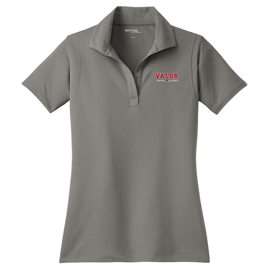 Ladies Sport-Tek Short Sleeve Polo (Gray)