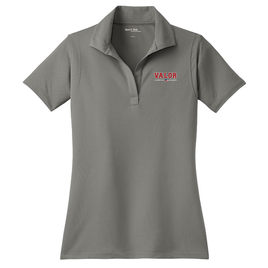 Ladies Sport-Tek Short Sleeve Polo (Gray)