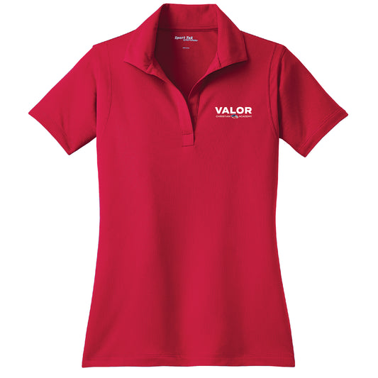 Ladies Sport-Tek Short Sleeve Polo (Red)