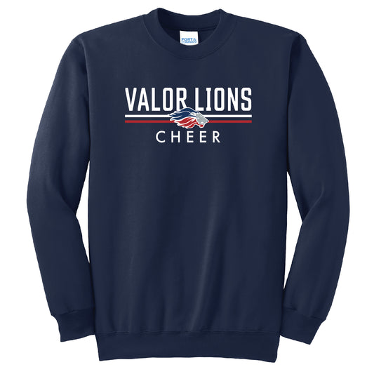 Valor Cheer Crewneck Sweatshirt