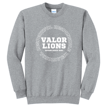 R3 Block Crewneck Sweatshirt (Gray)