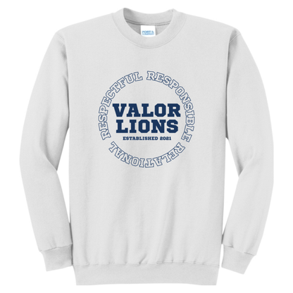 R3 Block Crewneck Sweatshirt (White)