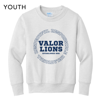 R3 Block Crewneck Sweatshirt (White)