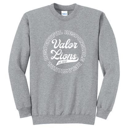 R3 Script Crewneck Sweatshirt (Gray)