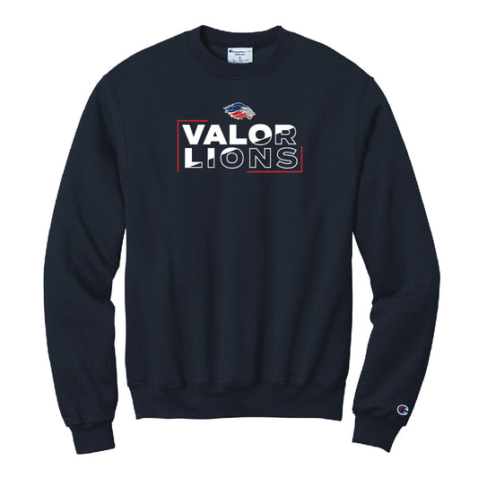 Champion Valor Lions Box Crewneck Sweatshirt