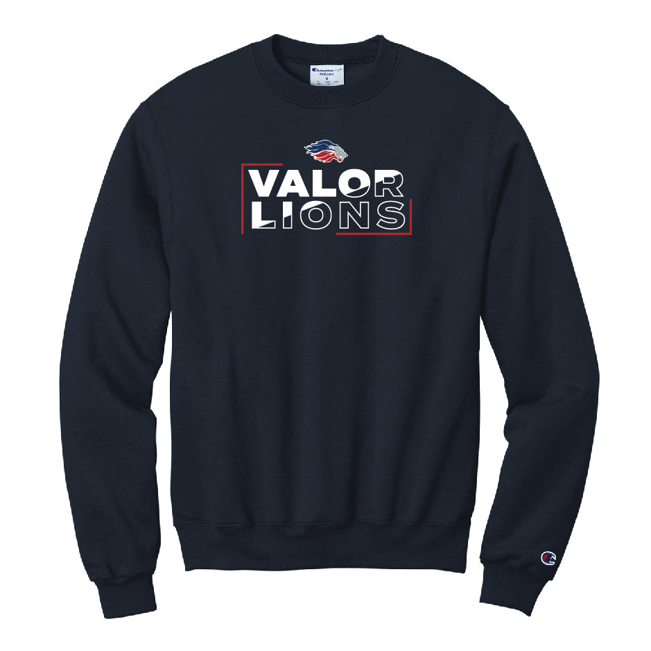 Champion Valor Lions Box Crewneck Sweatshirt