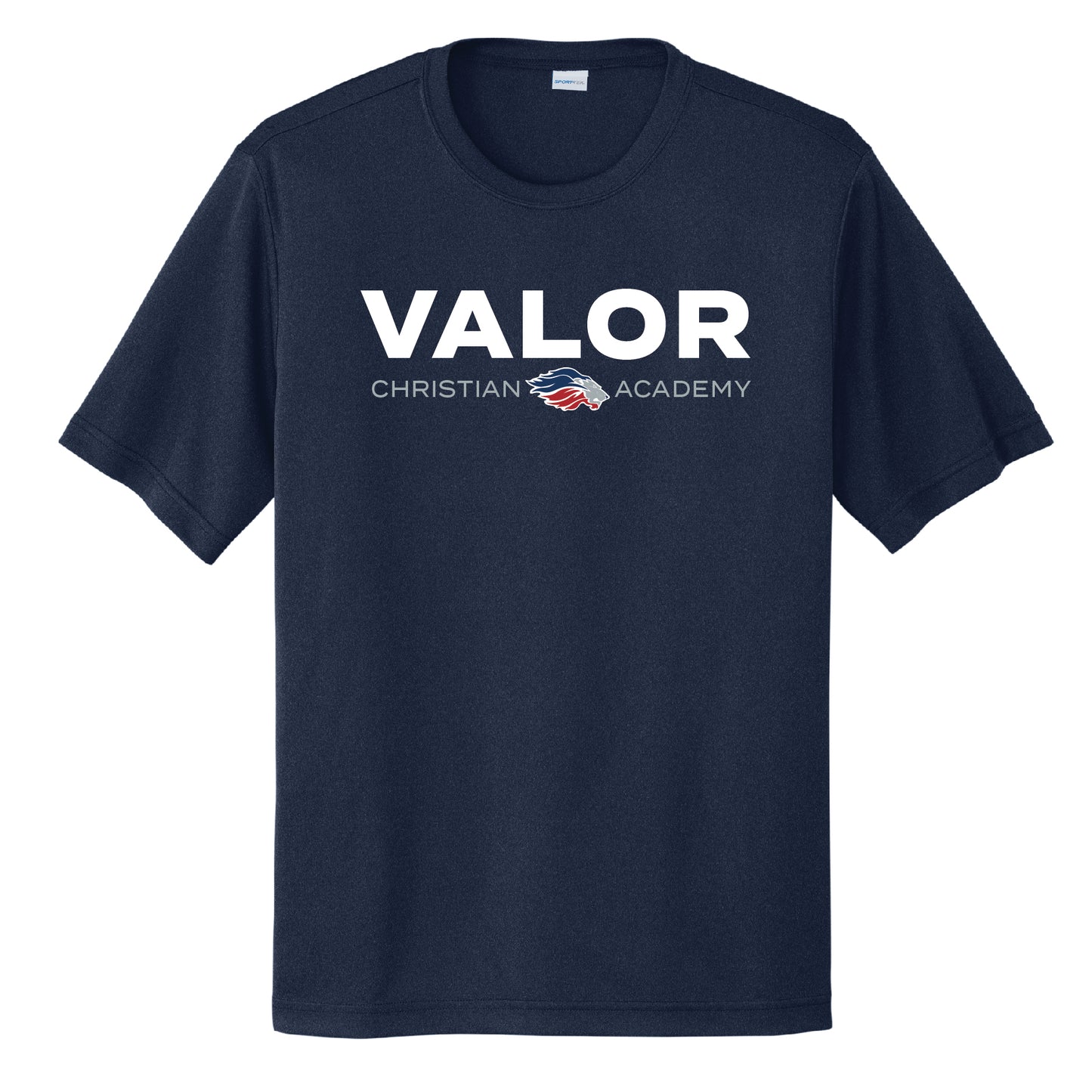 Simple Valor DryFit Style Shirt (Navy/White)