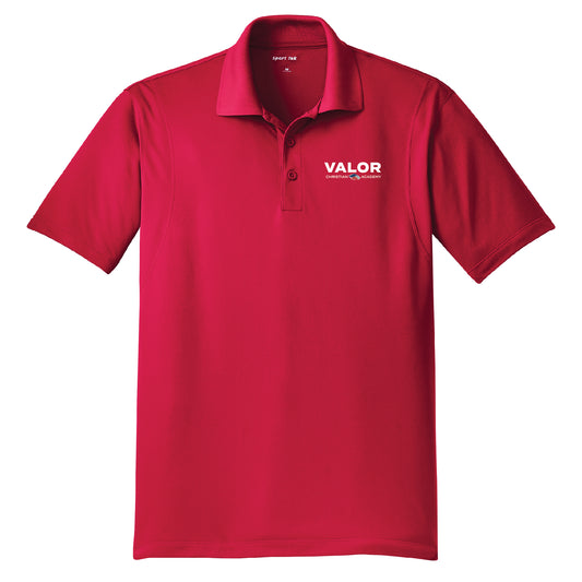 Mens Sport-Tek Short Sleeve Polo (Red)