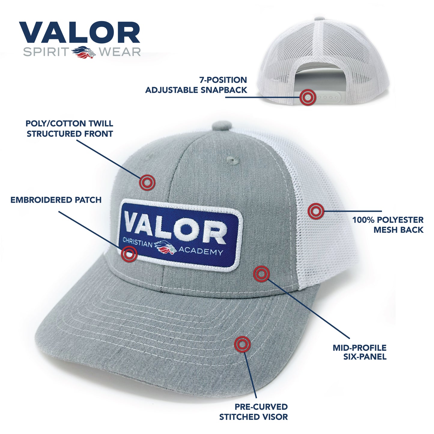 Simple Valor Patch Hat